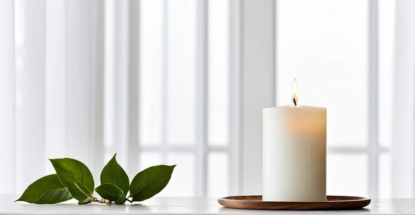Bougie blanche : illuminez votre espace avec élégance