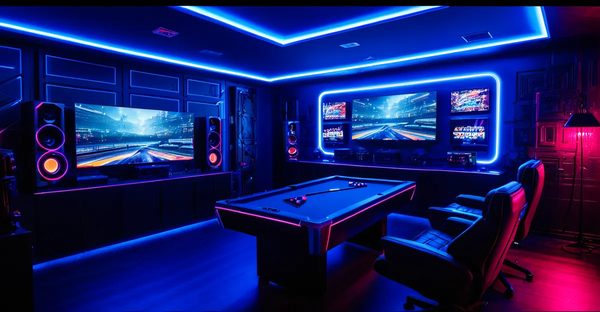 Éclairez votre gaming room avec des néons tendance